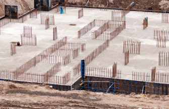 large foundation pour