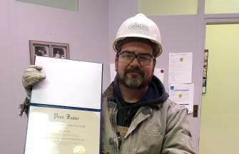 Industrial Electrician with Safety Certificate