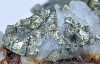silver ore mixed with quartz