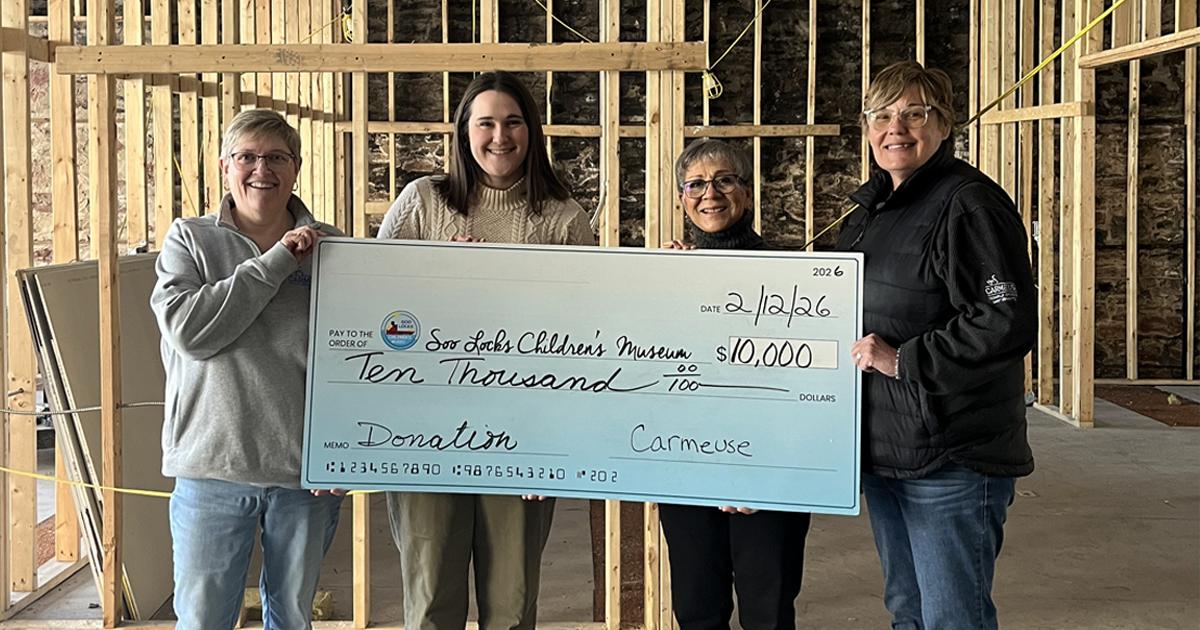 Carmeuse Operations Support the Soo Locks Children’s Museum
