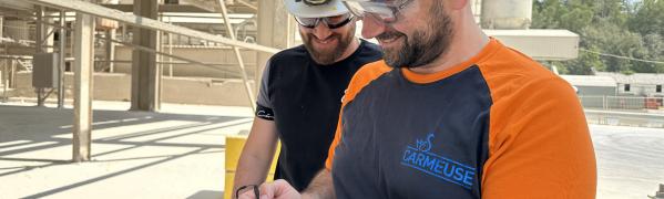 workers at the plant