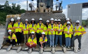 Longview Operation - Cahaba River Keepers ELP in front of Dozer