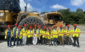 Longview Operation - Cahaba River Keepers ELP in front of Dozer