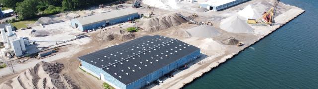 Carmeuse Erie Dock Operation - Bird's Eye View