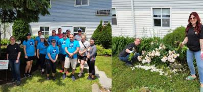 Beachville employees at United Way Oxford's Day of Giving