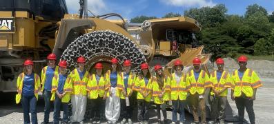 Longview Operation - Cahaba River Keepers ELP in front of Dozer