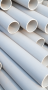 White PVC piping